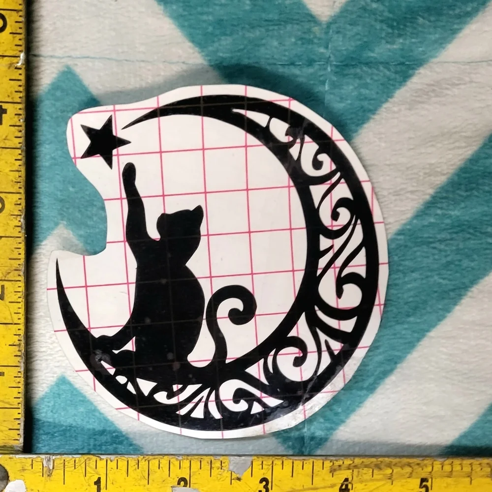 Permenant vinyl decal
